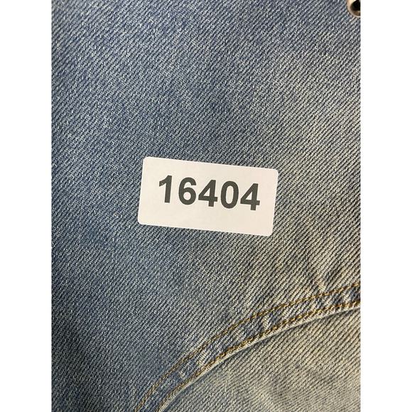 Fine Culture‎ Ebony Jeans Mens L Blue Fireman Latch Custom Seam Work Baggy Fit - Picture 16 of 16